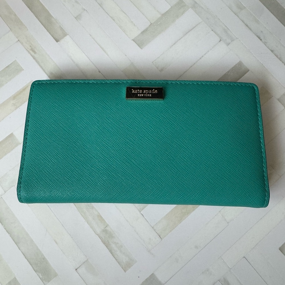 Kate Spade Bi-fold Teal Wallet
